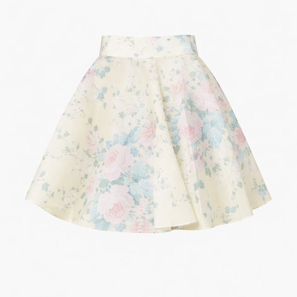 Selkie Paper Doll Floral Skirt